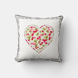 愛、果実、さくらんぼ クッション