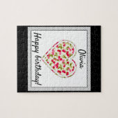 愛、果実、さくらんぼ ジグソーパズル (横)