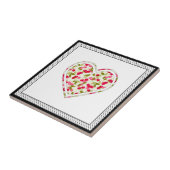 愛、果実、さくらんぼ タイル (側面)