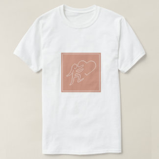愛（桃） Tシャツ