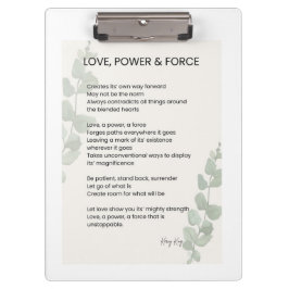 愛、権力、詩を強制 クリップボード