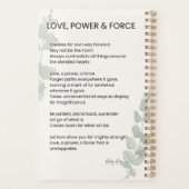 愛、権力、詩を強制 プランナー手帳 (裏面)