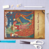 愛、欲望と死バレンタインデーのパーチメント 薄葉紙 (クラフト)