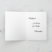 愛 – 注入されたバレンタインデーのカード カード (内部)