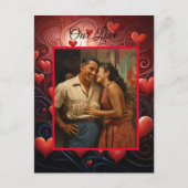 愛 – 注入されたバレンタインデーのポストカード ポストカード (正面)