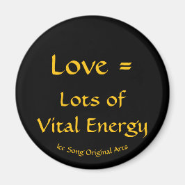 愛=活力の多いエネルギー マグネット