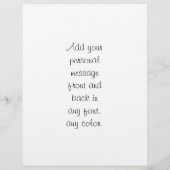 「愛」漢字 チラシ (裏面)