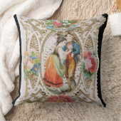 愛、潔白、バレンタインカード、c.1870 (色のリチウム クッション (ブランケット)