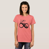 愛 – 無限 Tシャツ (正面フル)