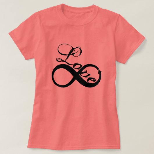 愛 – 無限 Tシャツ (デザイン正面)