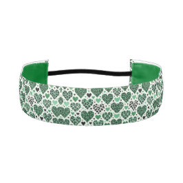 愛(熱狂する緑) アスレチックヘッドバンド