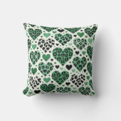 愛(熱狂する緑) クッション (正面)