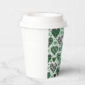 愛(熱狂する緑) 紙コップ (右)