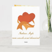 愛 – 父の日札 カード (裏面)