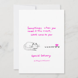 愛、特別配達 サンキューカード