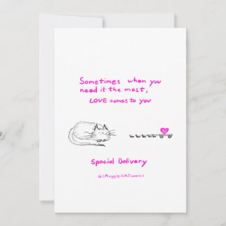 愛、特別配達 サンキューカード