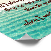 愛：砂よりも多くのKJV聖書の聖句 ポスター (角)