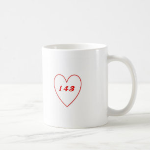 愛、私は愛します コーヒーマグカップ