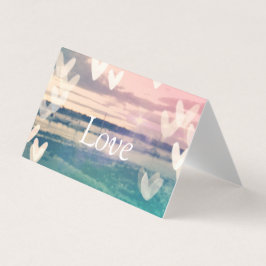 「愛」空白のグリーティングカード