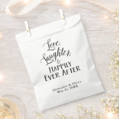 愛、笑い、そして好意のバッグの後の幸せ フェイバーバッグ (クリップ留めされた状態)