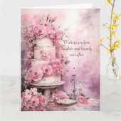 愛、笑い、そして幸せな後 カード (黄色い花)