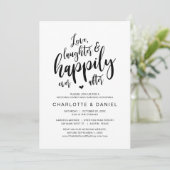 愛、笑い、そして幸せな結婚生活を 招待状 (スタンド正面)