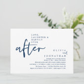 愛、笑い、そして披露宴後ずっと幸せに 招待状 (スタンド正面)