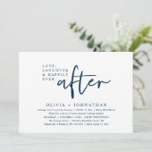 愛、笑い、そして披露宴後ずっと幸せに 招待状 (スタンド正面)