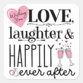 愛、笑い、そして楽しいずっと後 スクエアシール (正面)