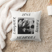 愛、笑い、家族、思い出 クッション (ブランケット)