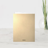 愛、笑い、革結婚の3周年 カード (裏面)