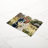 愛 箔招待状ポストカード (回転した状態)