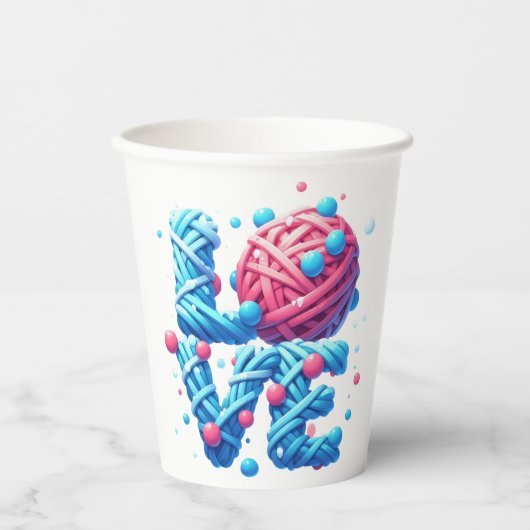 愛 紙コップ (正面)