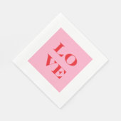 "愛"紙ナプキンス スタンダードランチョンナプキン (角)