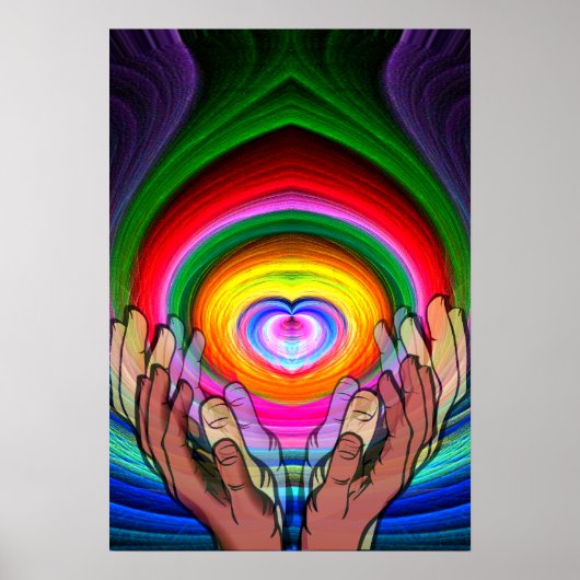 愛、統一、平和_ ポスター (正面)