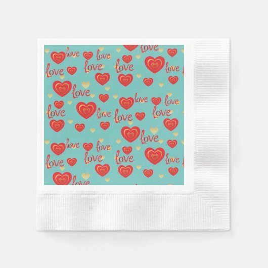 愛 縁ありカクテルナプキン (正面)
