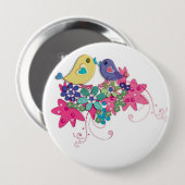 愛 缶バッジ (正面&裏面)