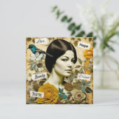 愛、美しい、インスパイア夢、希望ヴィンテージレディ (スタンド正面)