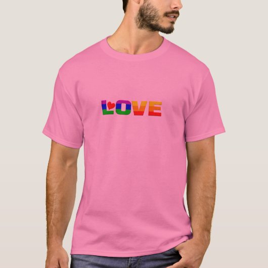 愛/自由はTシャツを鳴らします Tシャツ (正面)