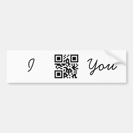 愛 – 英語 バンパーステッカー (正面)