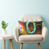 愛 – 装飾用クッション ランバークッション (椅子)