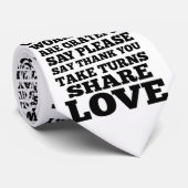 愛、許す、祝仕事、仕遊事 ネクタイ (ロール)