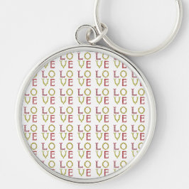 愛、赤、黄 キーホルダー