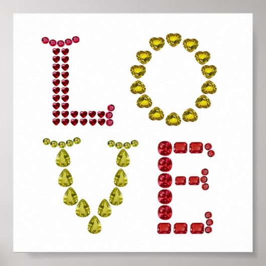 愛、赤、黄 ポスター (正面)