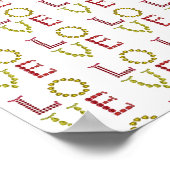 愛、赤、黄 ポスター (角)