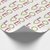 愛、赤、黄 ラッピングペーパー (角)