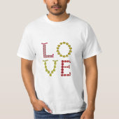 愛、赤、黄 Tシャツ (正面)