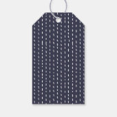 愛+軽いハヌカーのギフトタグ – 暗 ギフトタグ (裏面)