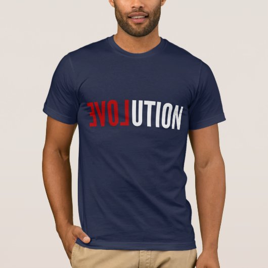 愛: 進化 Tシャツ (正面)
