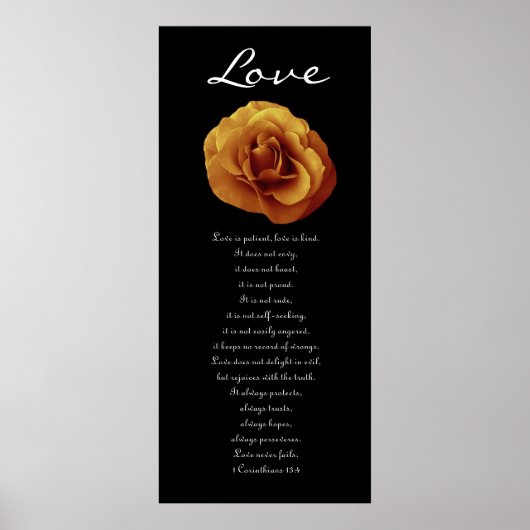 愛 – 金ゴールドバラ – ファースト・コリント ポスター (正面)